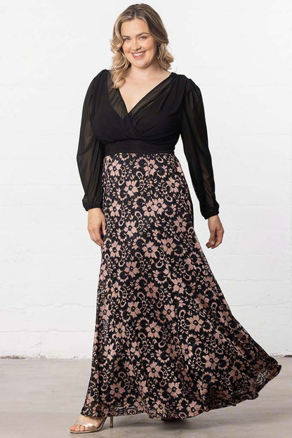 Mon Tresor Lace Evening Gown