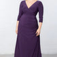 Gala Glam Evening Gown with Sleeves