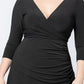 Gala Glam Evening Gown with Sleeves
