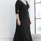 Gala Glam Evening Gown with Sleeves