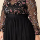 Eternal Embroidered Bodice Evening Gown