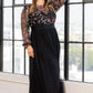 Eternal Embroidered Bodice Evening Gown