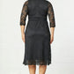 Scalloped Boudoir Lace Dress