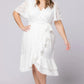 Palermo Lace Faux Wrap Cocktail Dress