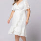 Palermo Lace Faux Wrap Cocktail Dress