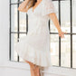 Palermo Lace Faux Wrap Cocktail Dress