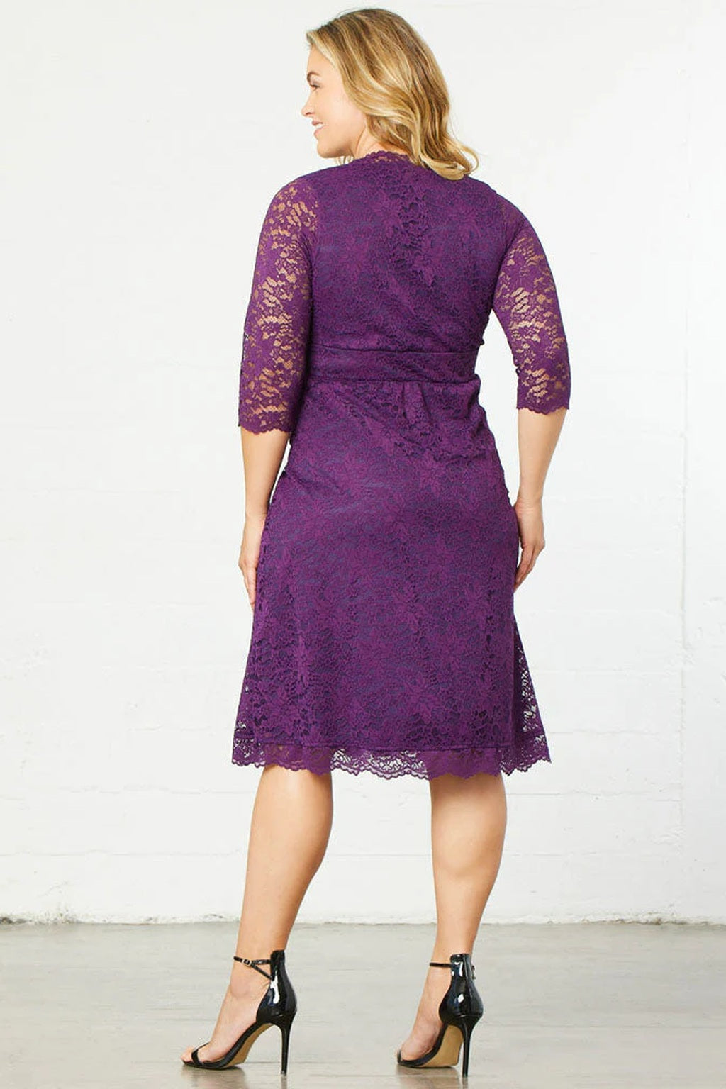 Scalloped Boudoir Lace Dress