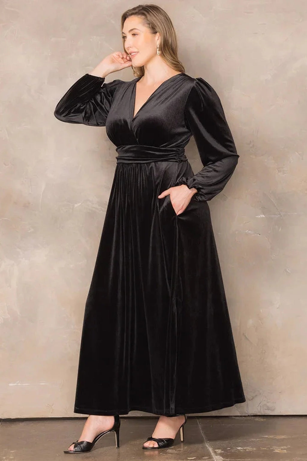 Vivienne Velvet Evening Gown