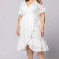 Palermo Lace Faux Wrap Cocktail Dress
