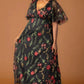 Embroidered Elegance Evening Gown
