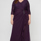 Plus Victoria Empire Waist Gown