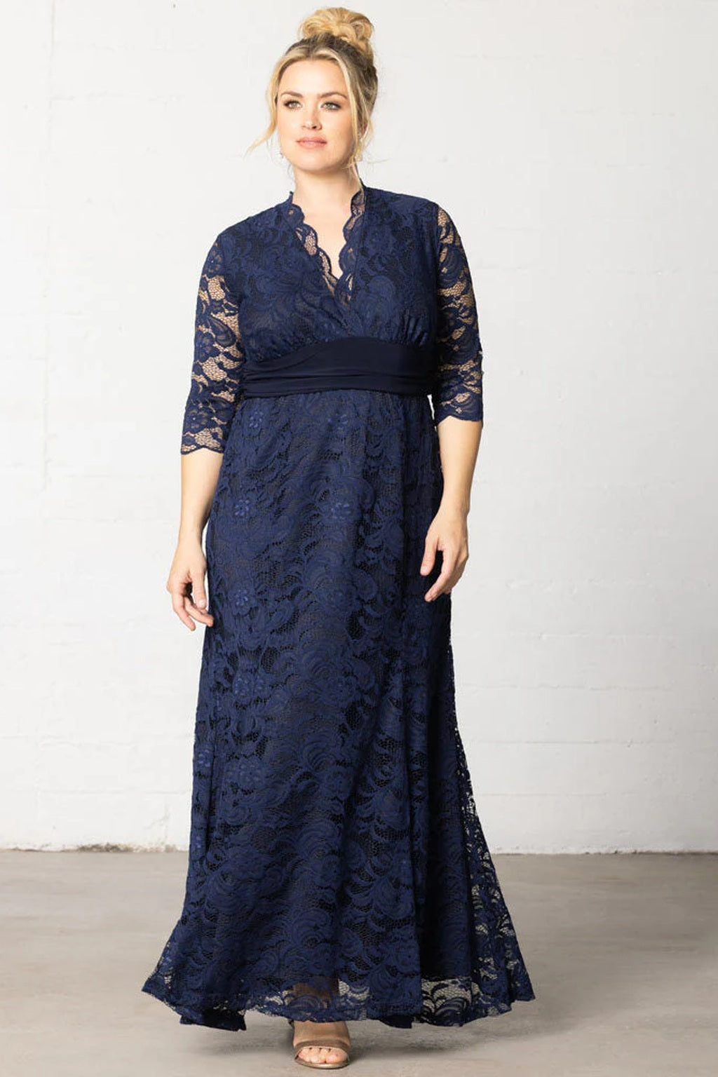 Screen Siren Lace Evening Gown