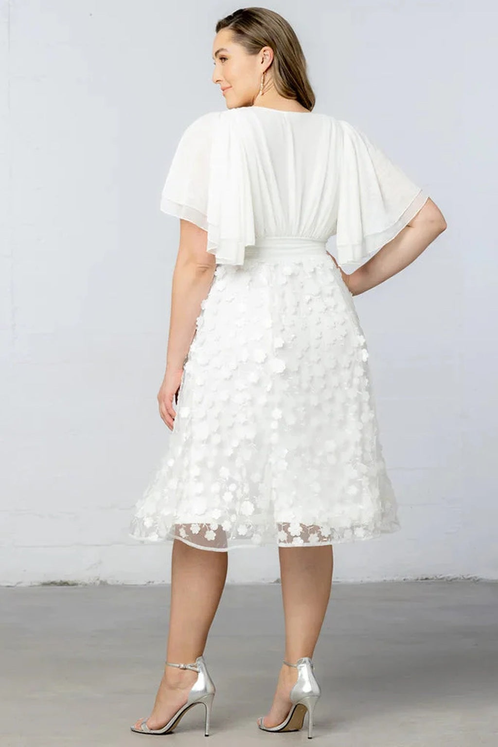 Pretty Petals Mesh Cocktail Dress