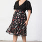 Lillian Embroidered Cocktail Dress