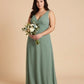 Silvarelle Elegant Plus Size Sheath Bridesmaid Dress with Chiffon for Wedding Party -N0363