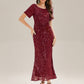 Sequin Mermaid Round Neck Dress