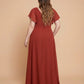 Avenleigh Timeless Chiffon A-Line Plus Size Bridesmaid Dress Ruched Waist - N0331