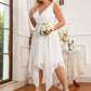 Plus Size Stunning V Neck Prom Lace Dress for Women