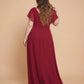 Avenleigh Timeless Chiffon A-Line Plus Size Bridesmaid Dress Ruched Waist - N0331