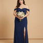 Elanthia Sexy Plus Size Sheath Bridesmaid Dress with Convertible Design for Wedding-N0345