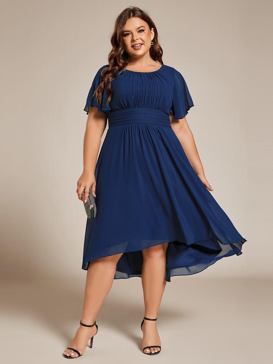 Plus Size Flowy Chiffon Bridesmaid Dress