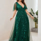 Plus Size Floor Length Formal Evening Gowns for Weddings
