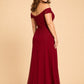 Plus Size Off Shoulder Lace Embroidered A-Line Mother of the Evening Gown Elegant Formal Wear