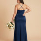 Silvarelle Romantic Plus Size Sheath Satin Bridesmaid Dress with Smooth Finish for Wedding - N0358