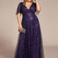 Plus Size Floor Length Formal Evening Gowns for Weddings