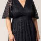 Luminous Sequin Lace Long Gown