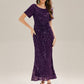 Sequin Mermaid Round Neck Dress
