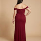Elanthia Elegant Stretch Mesh Plus Size Bridesmaid Dress for Weddings - N0348