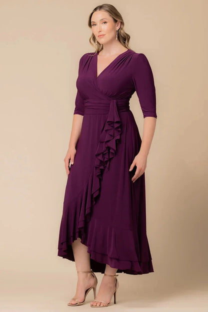 Veronica Ruffled Evening Gown