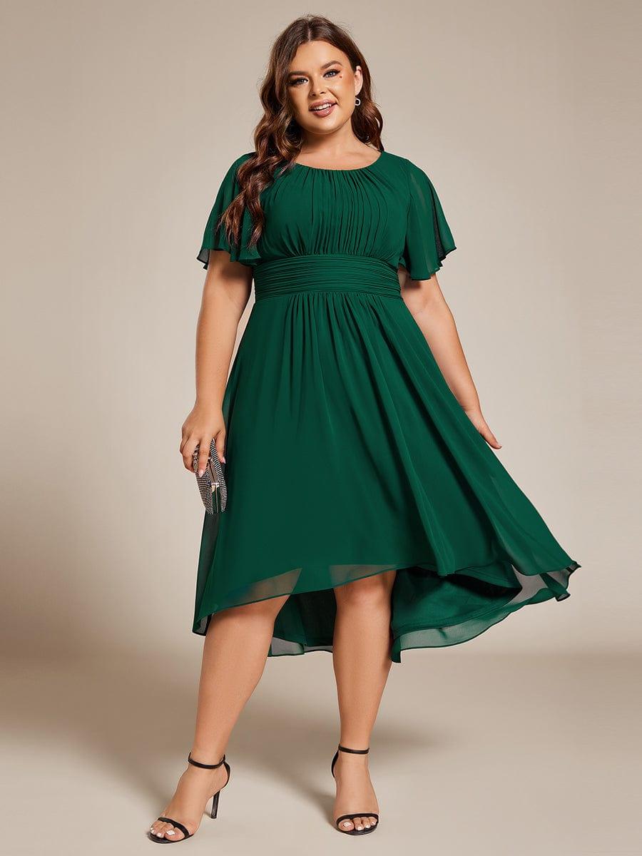 Plus Size Flowy Chiffon Bridesmaid Dress