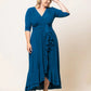 Veronica Ruffled Evening Gown