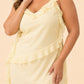 Plus Size Ruffle Maxi Bridesmaid Dress with Flowy Silhouette for Weddings and Formal Events