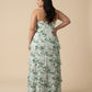 Chantarae Romantic Plus Size A Line Bridesmaid Dress with Sweetheart Neckline and Ruffles -N0369