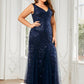 Plus Size Maxi Sequin Formal Dresses & Gowns