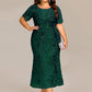 Sequin Mermaid Round Neck Dress