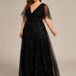 Plus Size Floor Length Formal Evening Gowns for Weddings