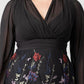 Isabella Embroidered Mesh Gown