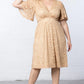 Starry Sequined Lace Cocktail Dress