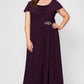 Plus Celeste A-Line Matte Jersey Dress