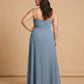 Silvarelle Elegant Plus Size Sheath Chiffon Bridesmaid Dress with Flowing Fit for Wedding -N0364
