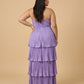 Chantarae Plus Size Timeless Satin A Line Strapless Bridesmaid Dress Elegant Sweetheart Satin Gown for Wedding  -N0387