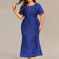 Plus Size Sequin Mermaid Mother of the Bride Dress