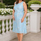 Scarvelle Elegant Plus Size Evening Gown with Ruched Detail and Textured Jacquard Fabric