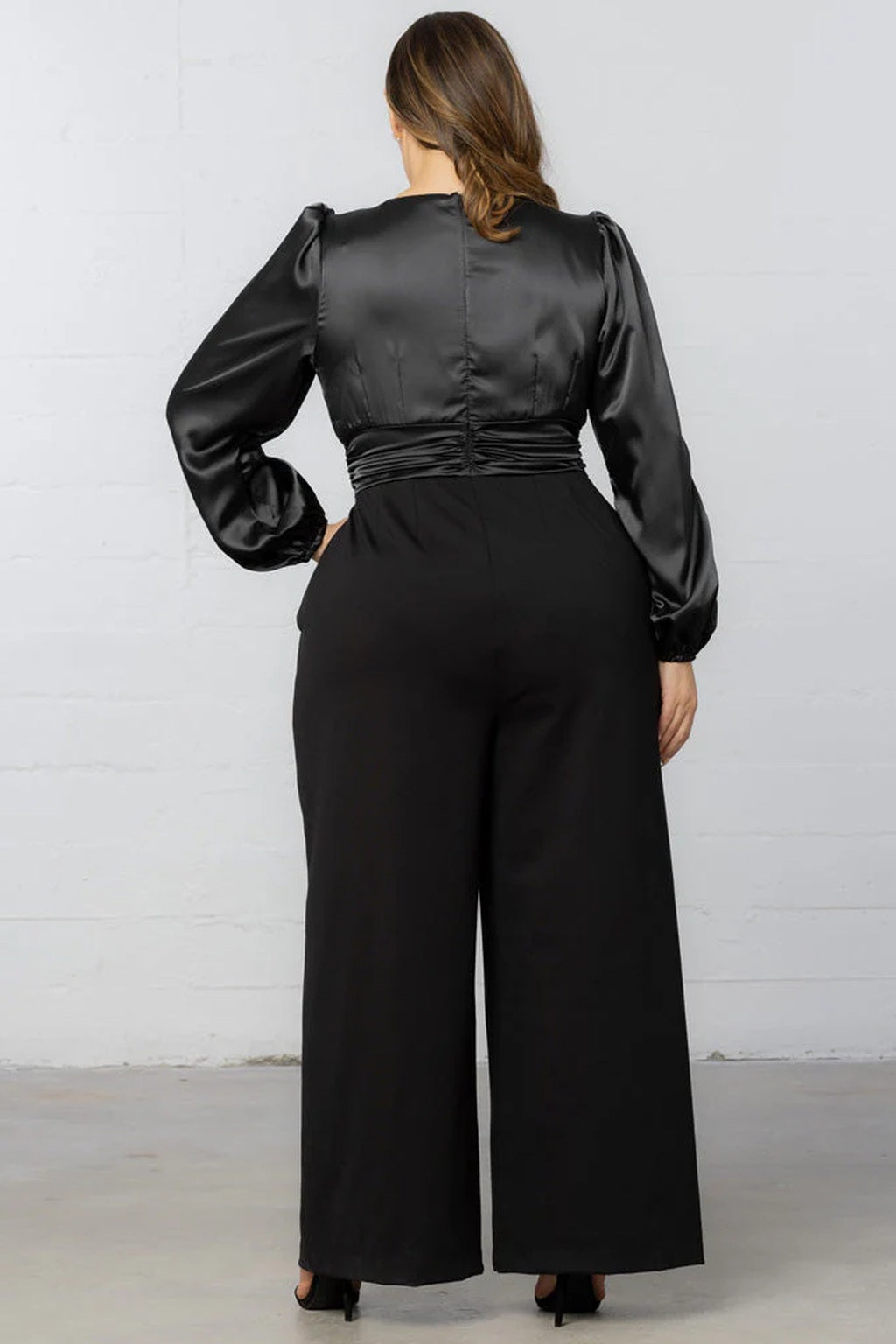 Refined Satin Jumpsuit