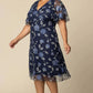 Sonnet Embroidered Midi Cocktail Dress