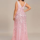 Plus Size Maxi Sequin Formal Dresses & Gowns